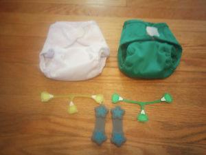Newborn Prefold Cloth Diaper Lot