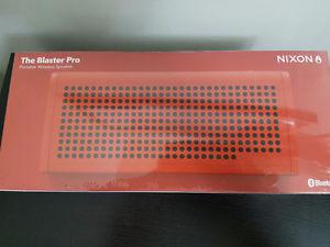 Nixon Blaster Pro Red Bluetooth Speaker - BNIB