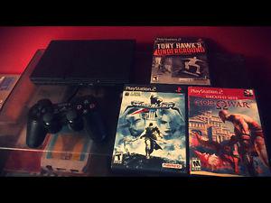 PS2 Playstation 2 With Controller and Games