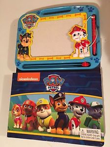 Paw patrol book with magnet erase screen