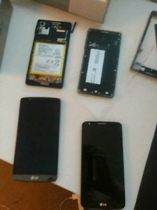 Phone parts, Samsung a5, LGs and sony