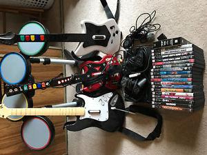 Playstation 2 with rock band