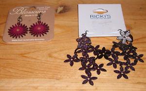 RICKI'S and BLOSSOMS EARRINGS SETS