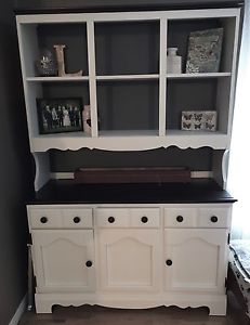 Refinished hutch/display cabinet