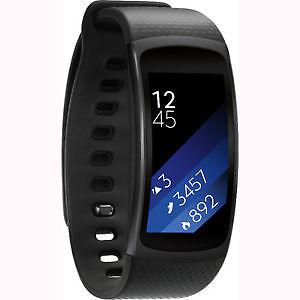 Samsung Gear Fit2 GPS with Heart Rate Monitor - lager- Black