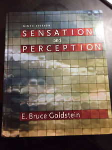 Sensation and Perception 9th Edition ($40)