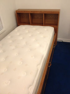 Single Captain's Bed and Mattress