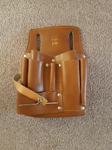 Small leather tool pouch.