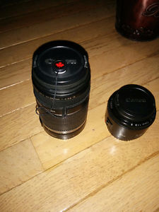 Two (2) mint Canon Lens