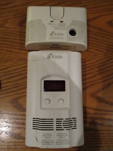 Two carbon monoxide detectors