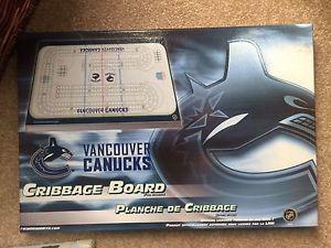Vancouver Canucks Cribbage Board