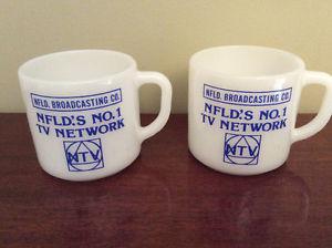 Vintage NTV Coffee/Tea Mugs
