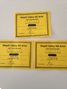 Wapiti Valley Lift Tickets