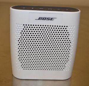White Bose Soundlink Bluetooth Wireless Speaker