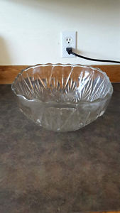 XL crystal punch bowl