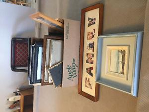 box of picture frames