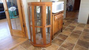 cario corner display cabinet