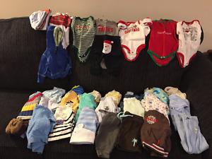 0-3 month boy clothing lot