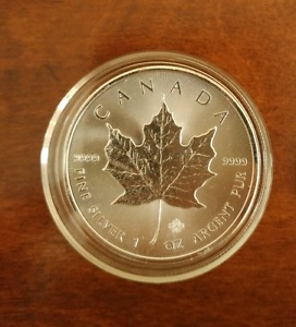 1 oz silver maple leaf coin 