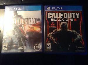 2 PS4 games for sale