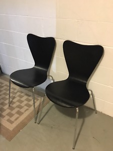 2 kitchen dining chairs - $50