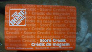 200 home depot card for 100