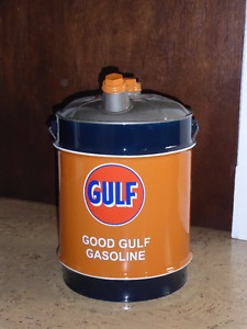 5 Gallon Gulf Vintage Oil Can