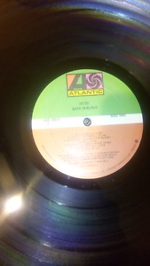 AC DC back in black vinyl record