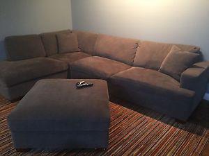 Almost new gray sectional couch from Costco