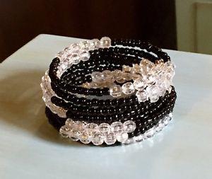 Black & White Bead Bracelet