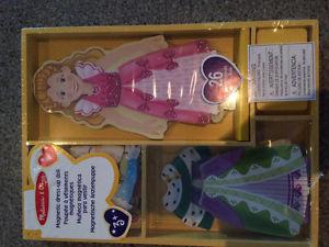 Brand New Magnetic dress up doll