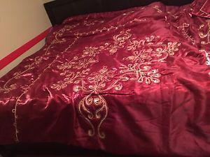 Brand new king size bed set never been used