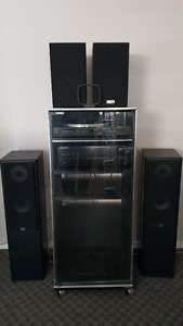 Cabinet/Receiver/Four Speakers