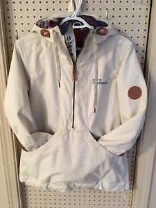 Cream Westbeach pullover Winter Jacket