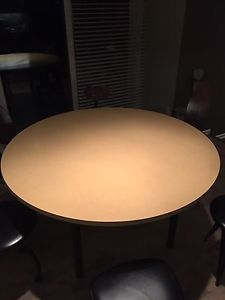 Dining Set - 55" Round Table with 6 Chairs