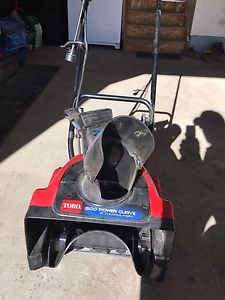 Electric toro snow thrower