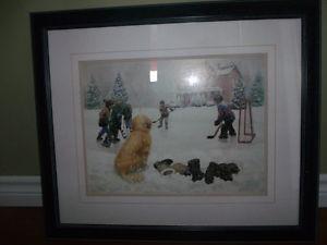 Framed Print by Canadian Artist M.G. Smith "The Spectator"