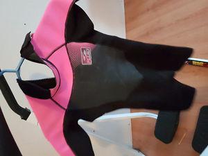 Girls small wetsuit.