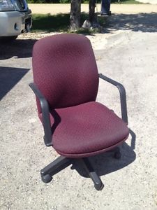 Global red boardroom chair (7 available)