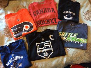 Hockey shirt lot