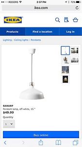 IKEA Ranarp Pendant Lamp