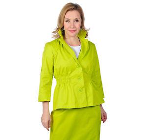 Joan Rivers Lime Green Jacket NEW Size 1X