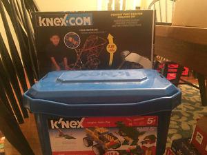 Knex Rollercoaster Set & Extra Pieces
