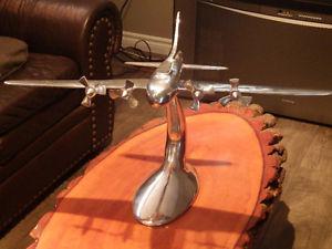 Large Metal B-17 Airplane & Helicopter (Table not for sale)