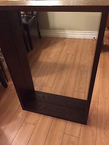 Large box mirror (brown)