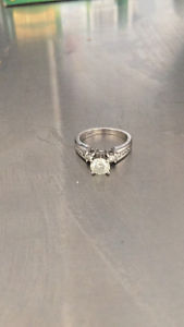 Large&heavy diamond platnium ring
