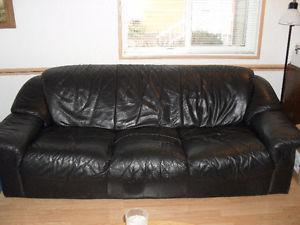 Leather Couch & Loveseat