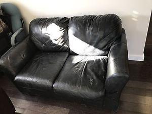Leather Loveseat for sale $70