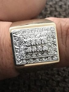 Men's 14k diamond ring NO PAYPAL