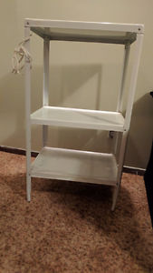 Metal Utility Stand With Electrical Outlet